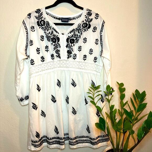Madison Mathews Dress Sz L - Picture 1 of 6